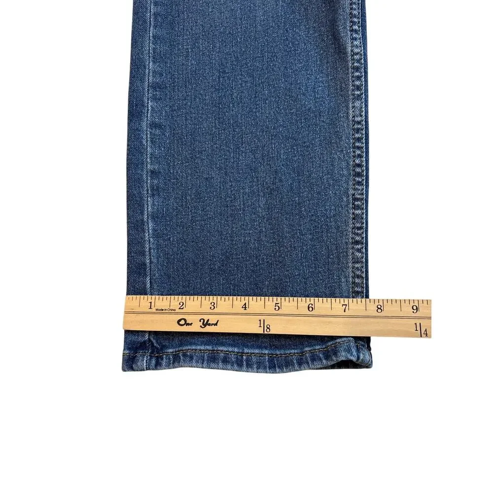 Levis 505 Dad Jeans Mens Sz 34x30 (32x29) Blue Regular Fit Straight Leg Stretch